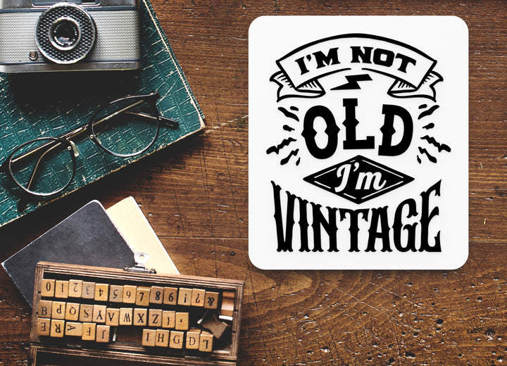 Bold 3D Printed I'm Vintage Sign Wall Art – Durable PLA Sign for Gym, Office