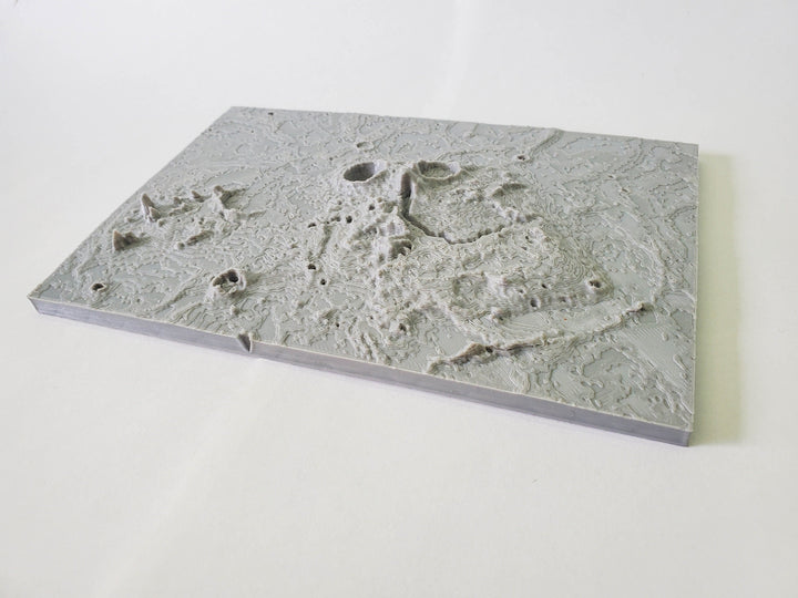 3D Topography map of the Aristarchus region on the moon