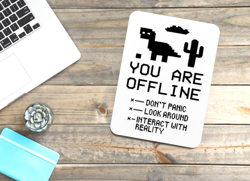 
  
  Bold 3D Printed You Are Offline Sign Wall Art – Durable PLA Sign for Gym, Office
  
