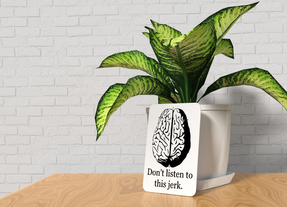 
  
  Don’t Listen | Funny Sign for Home, Office, or Teen Room Decor
  

