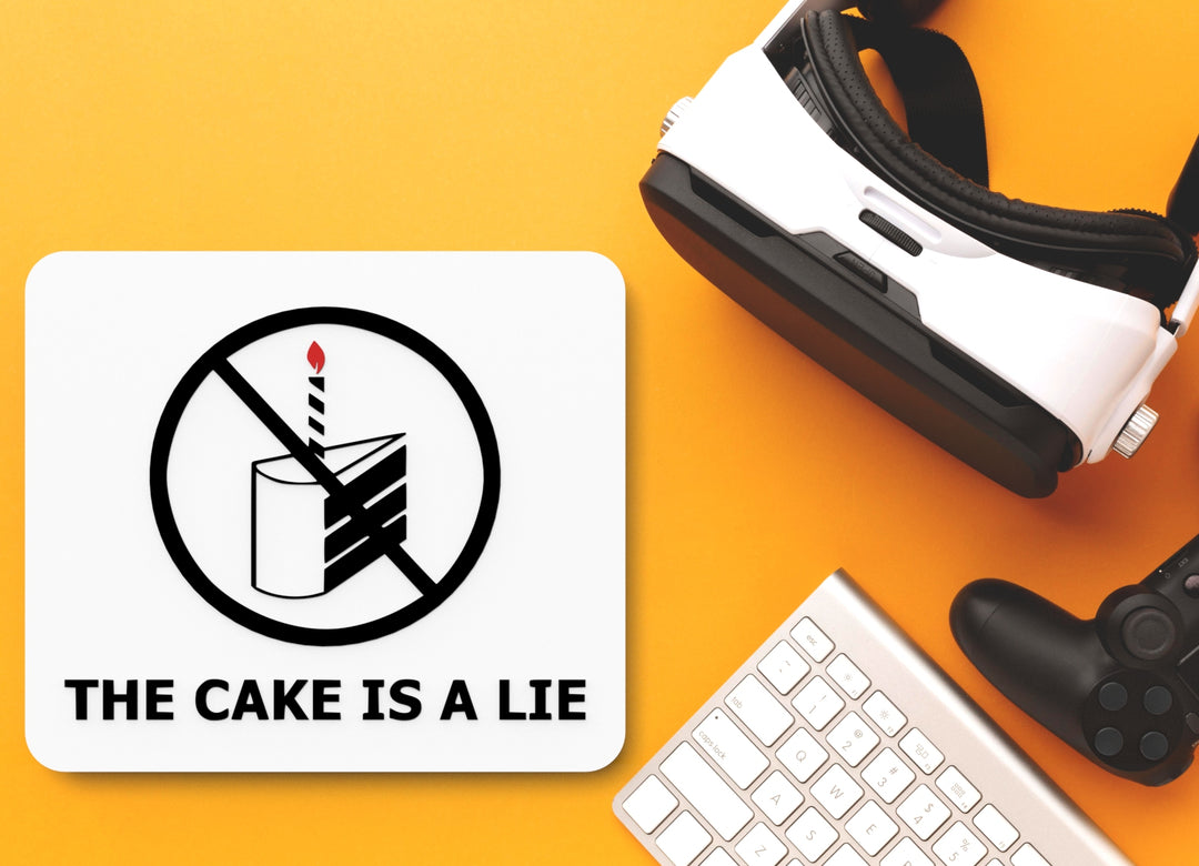 Bold 3D Printed The Cake Lie Sign Wall Art – Durable PLA Sign for Gym, Office