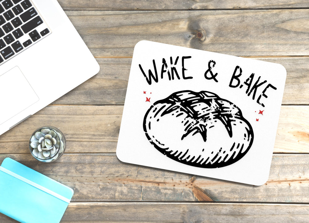 
  
  Wake & Bake | Funny sign For Home or Office
  
