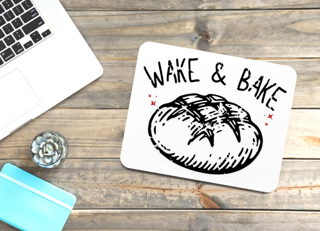 Wake & Bake | Funny sign For Home or Office