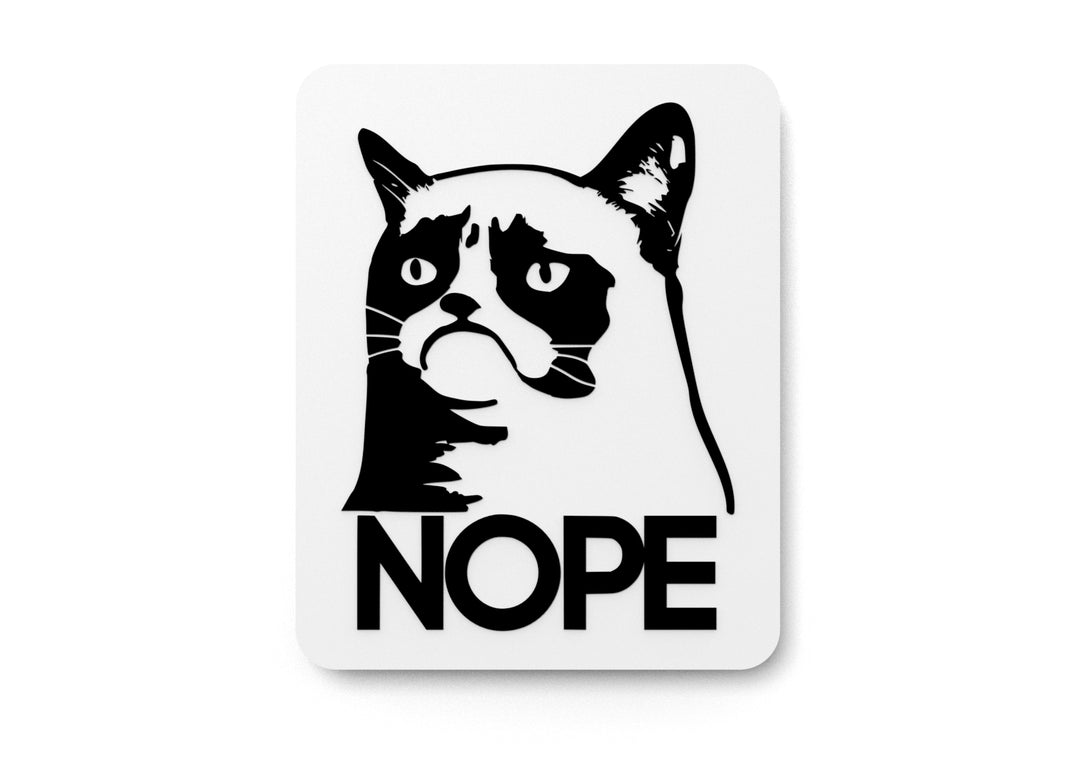 
  
  Nope | Funny sign For Home or Office
  
