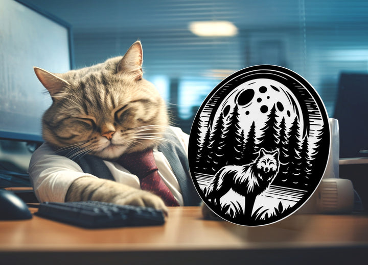 Moon | Funny sign For Home or Office