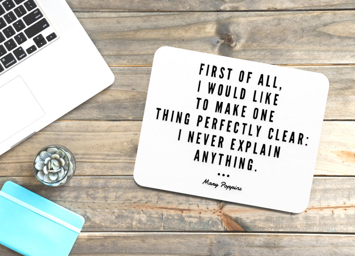 First Of All I Would Like To Make One | Funny Sign for Home or Office