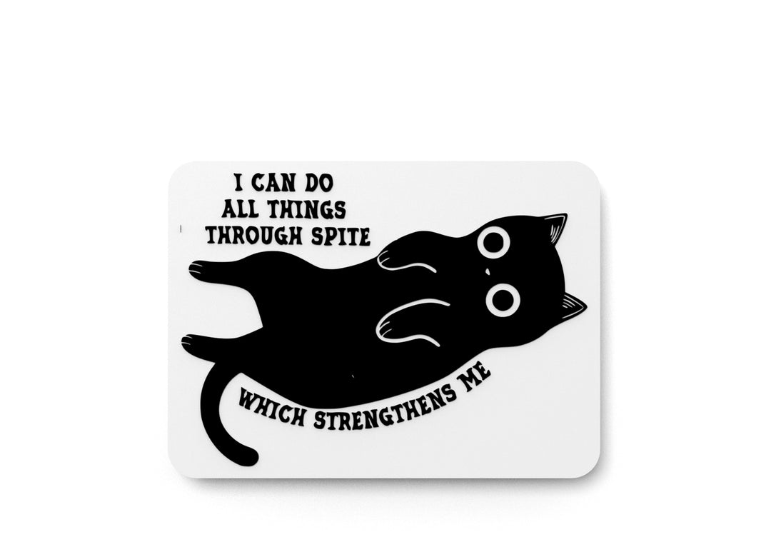 
  
  I Can Do All Things Through Spite | Funny sign For Home or Office
  
