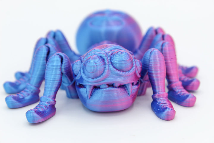 Jumbo Friendly Fidget SPIDER | Flexible Articulating 3d Printed Companion