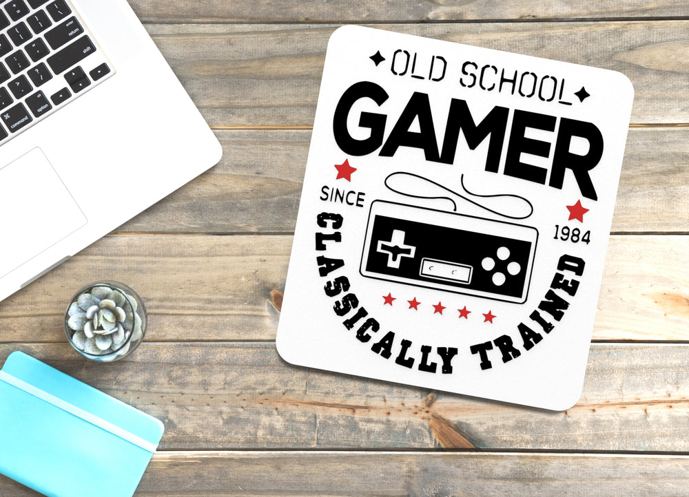 
  
  Old School Gamer Since 1984 Classically Trained | Funny sign For Home or Office
  
