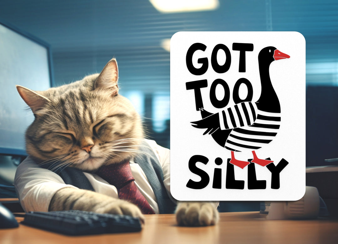 Got Too Silly | Funny sign For Home or Office