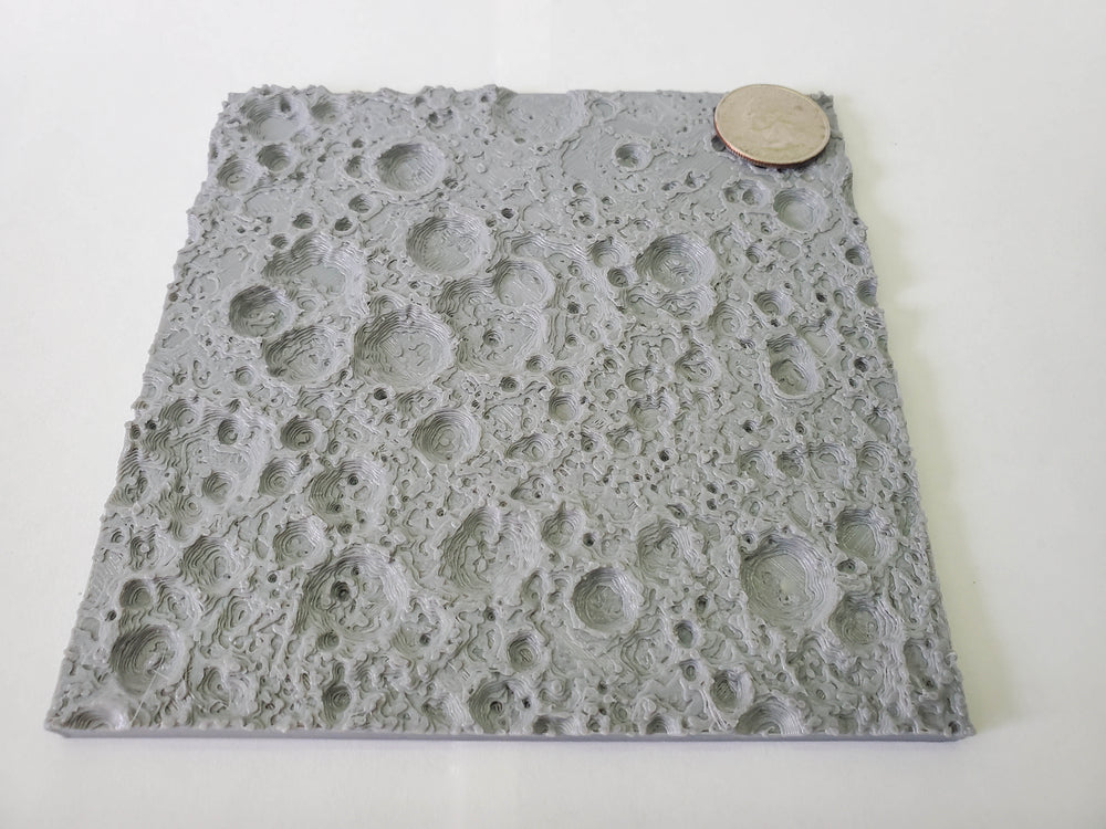 
  
  NASA 3D Topography model of the NEAR and FAR sides of the moon - 1 cm = 30 km
  
