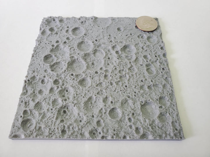 NASA 3D Topography model of the NEAR and FAR sides of the moon - 1 cm = 30 km