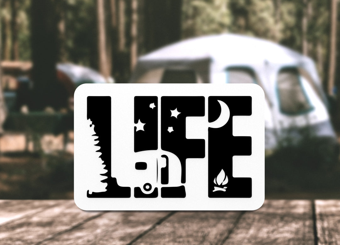 Camping Life | Funny sign For Home or Office