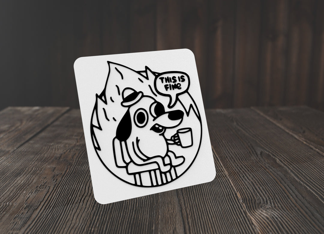 This Is Fire | Funny sign For Home or Office