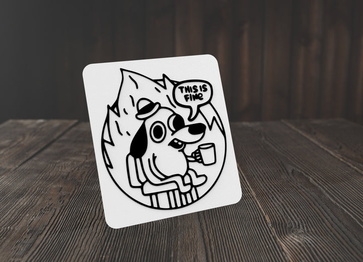 This Is Fire | Funny sign For Home or Office