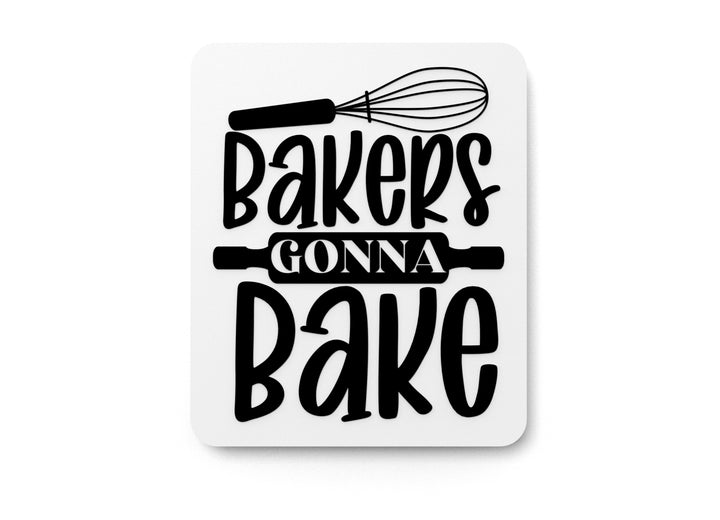 Bold 3D Printed Bakers Gonna Bake Sign Wall Art Durable PLA Sign For Restaurants
