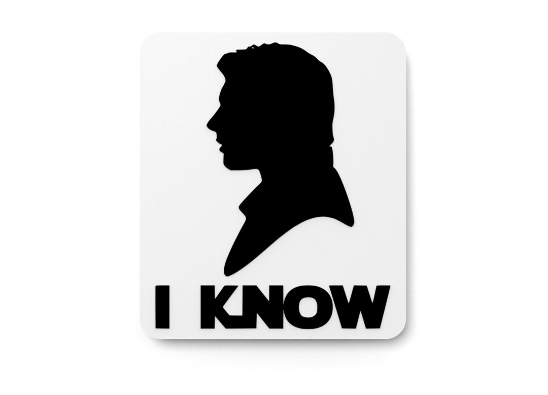 
  
  I Know | Funny sign For Home or Office
  
