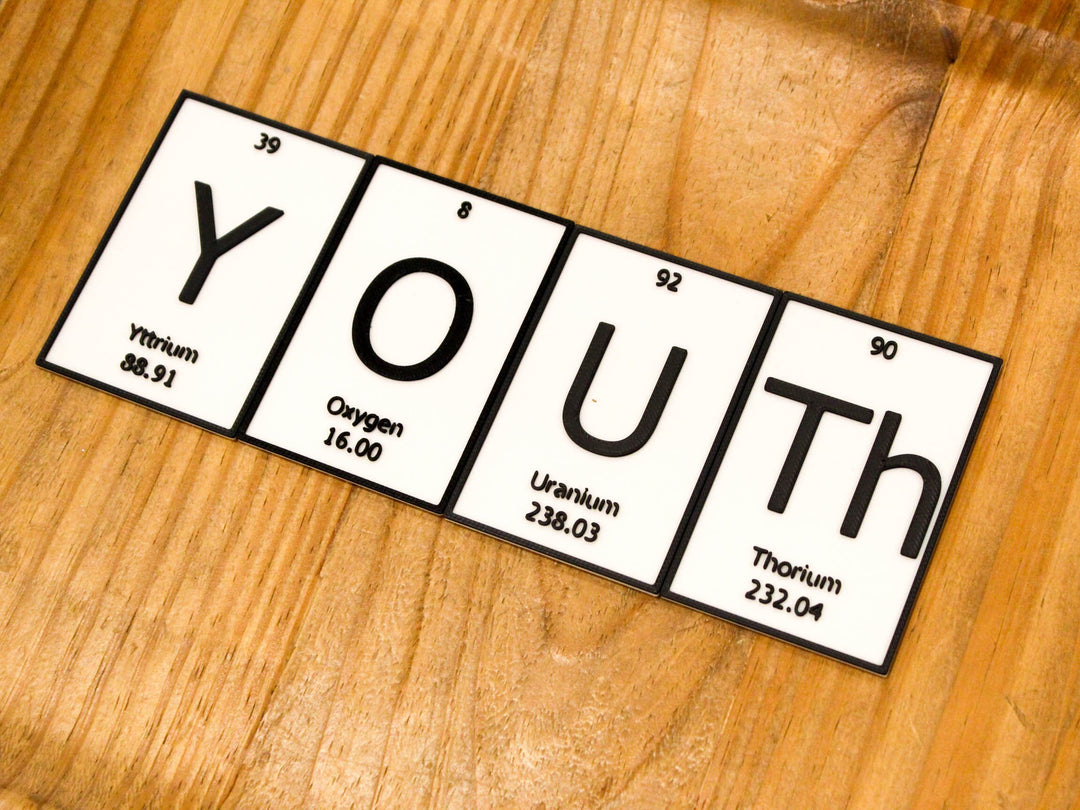 YOUTh | Periodic Table of Elements Wall, Desk or Shelf Sign