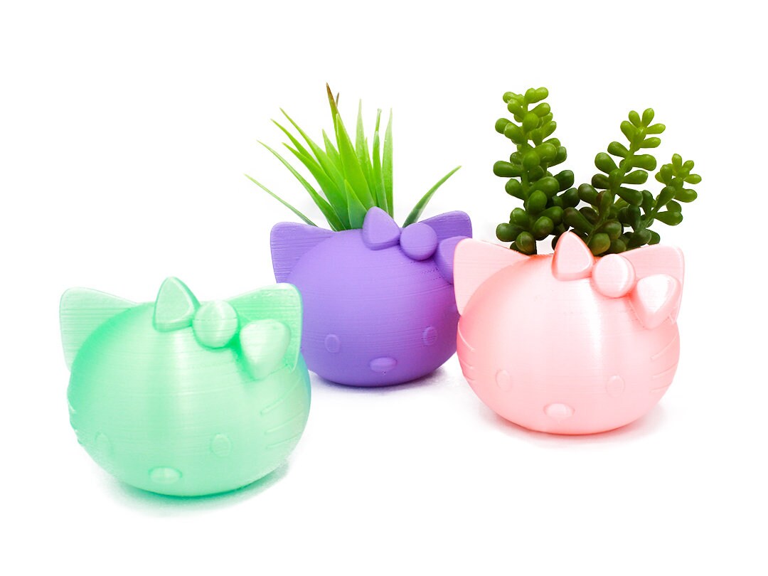 Hello Kitty Cat Kitten Succulent Planter Vase