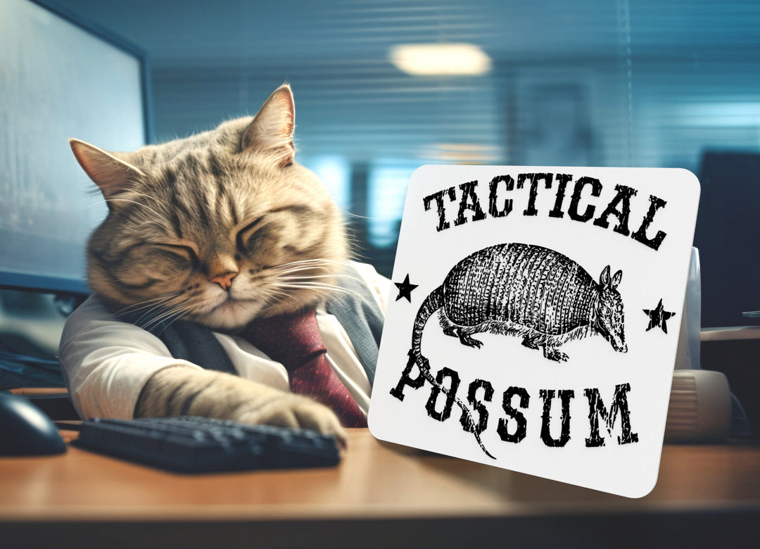 Tactical Possum | Funny sign For Home or Office
