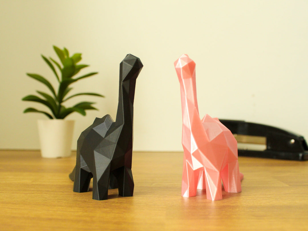 Cute Dinosaur Low Poly Figurine