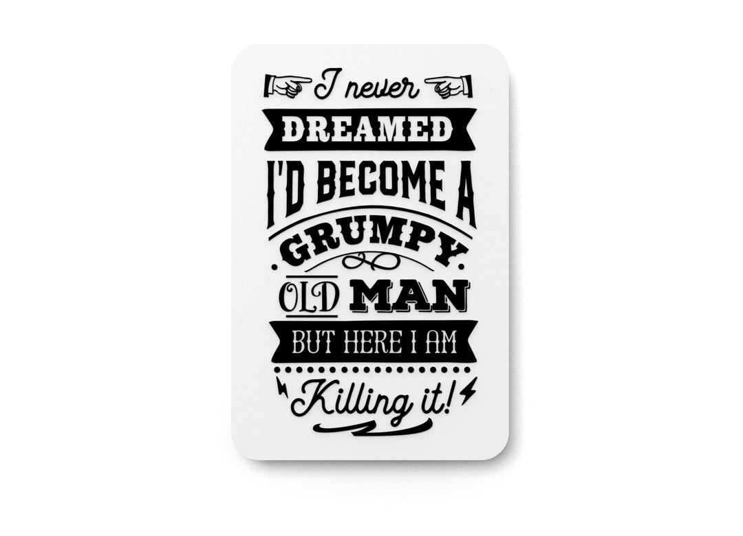 
  
  Bold 3D Printed I Never Dreamed Sign Wall Art – Durable PLA Sign for Gym, Office
  
