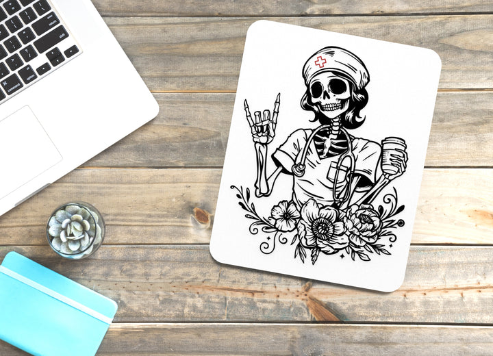 Clipart Nurse looks like a cartoon Style | Funny Sign for Home or Office