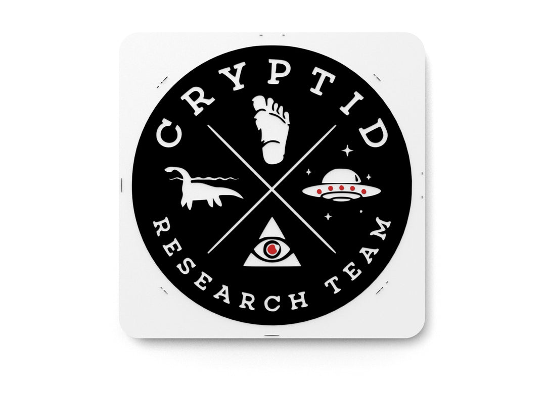 
  
  Cryptid Research Team | Funny Sign for Home or Office
  
