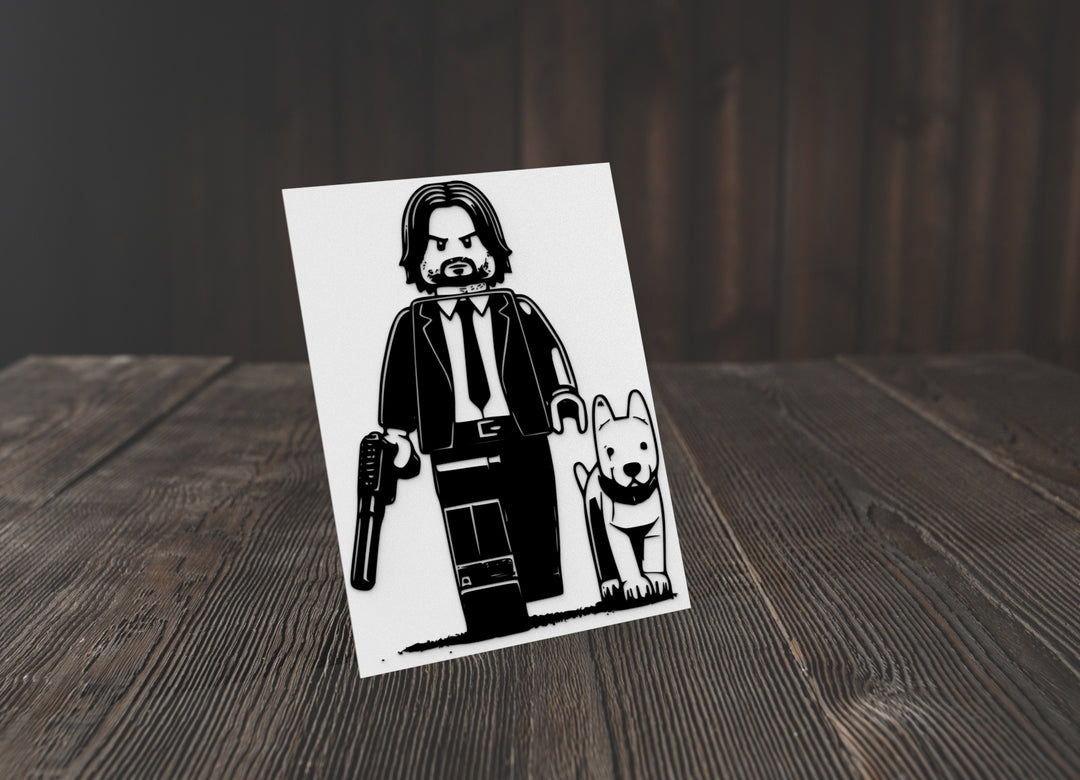 Man Dog | Funny sign For Home or Office