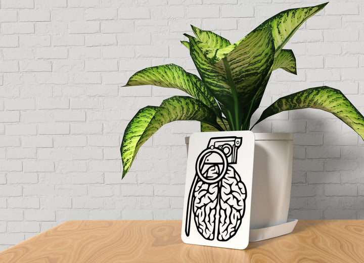 Grenade | Funny sign For Home or Office