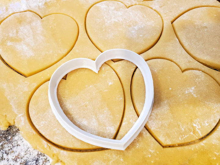 2 Cookie Cutter Hearts | Set of Two Different Sizes (4" and 3") | Valentines Day