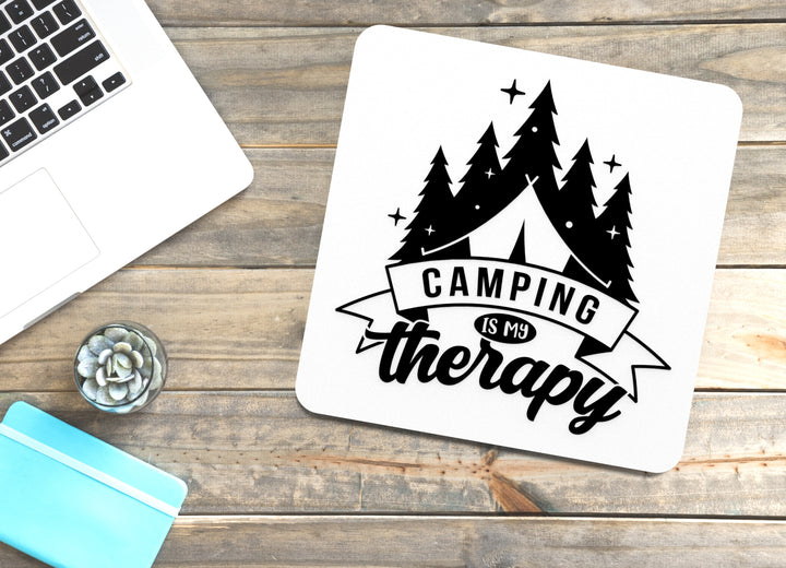 Camping Is My Therapy | Funny sign For Home or Office