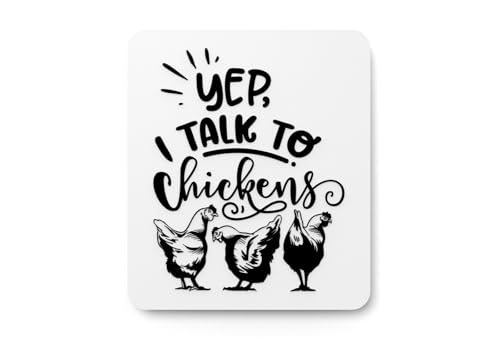 Yep They Talk Sign – Chicken Humor for Coop and Farmhouse Wall Decor