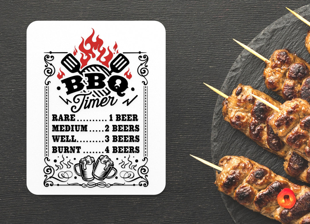 BBQ Big Meat Sign – Funny Humor Wall Decor for Home and Office