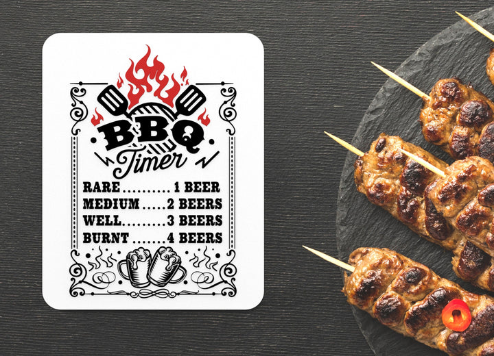 BBQ Big Meat Sign – Funny Humor Wall Decor for Home and Office