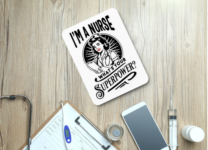 Nurse Power Unleashed | Funny Sign for Home or Office