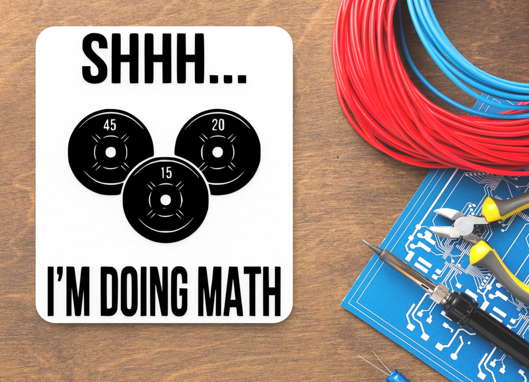I'm Doing Math | Funny sign For Home or Office