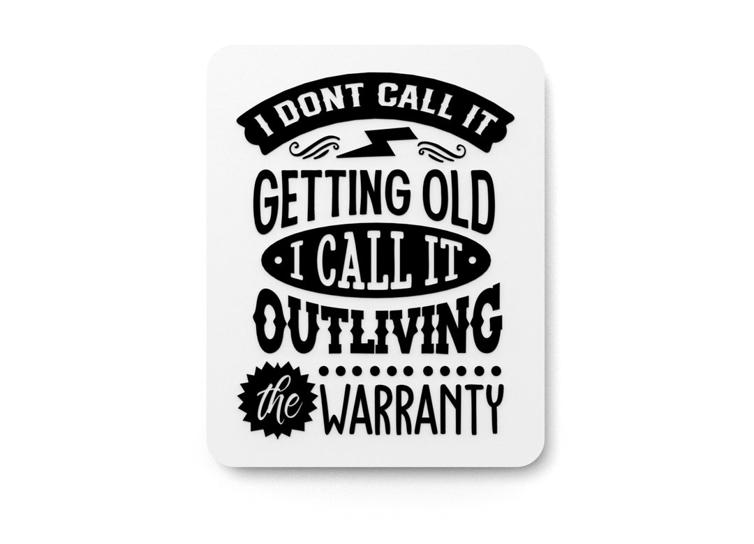 Bold 3D Printed Getting Old Sign Wall Art – Durable PLA Sign for Gym, Office