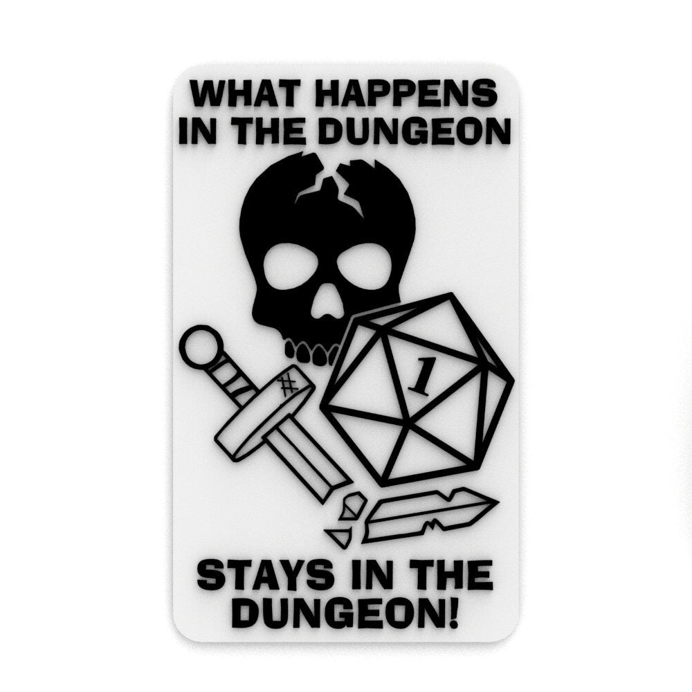 
  
  Funny Sign | What Happens In the Dungeon, Stays In The Dungeon
  
