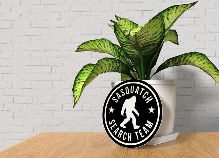 Sasquatch Search Team | Funny sign For Home or Office