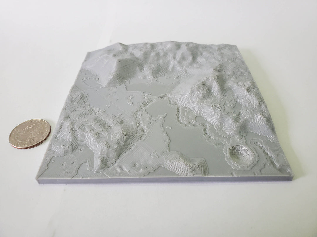 
  
  APOLLO 15 moon landing site - Accurate 3D Topo map of Apennine Mountains
  
