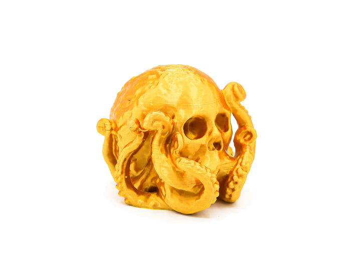 Octo Skull Figurine – Unique 3D Printed Decor for Your Space