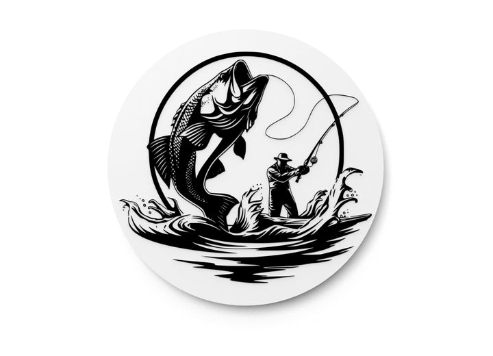 Man Fish | Funny sign For Home or Office