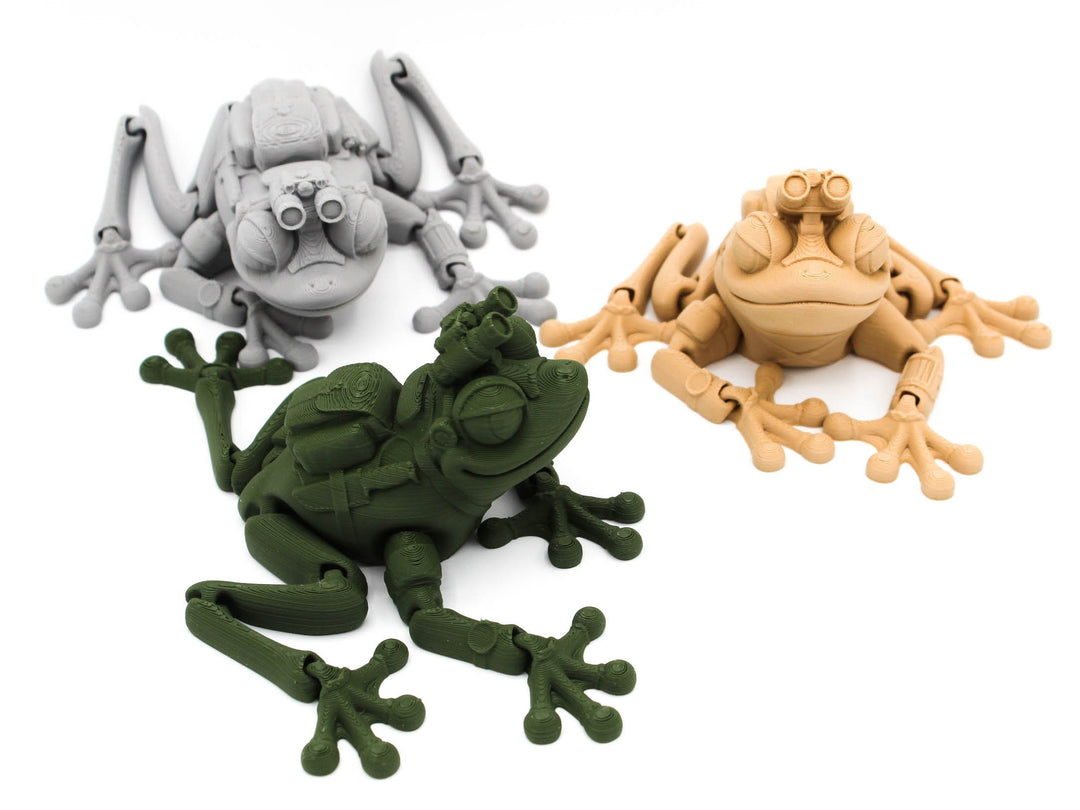 Army Frog Fidget | Combat-ready Fidget Frog: Your Stress-Busting Amphibious Ally