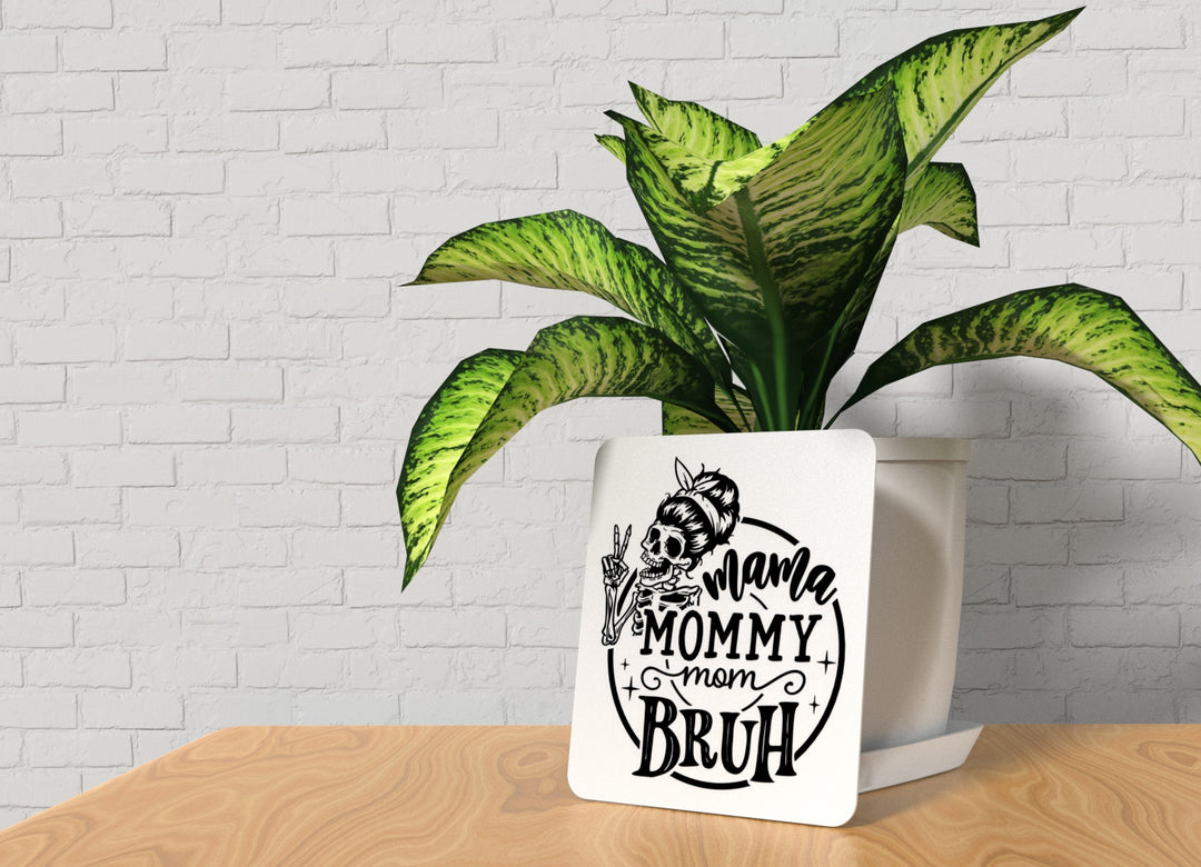 Bold 3D Printed Mama Bruh Sign Wall Art – Durable PLA Sign for Gym, Office