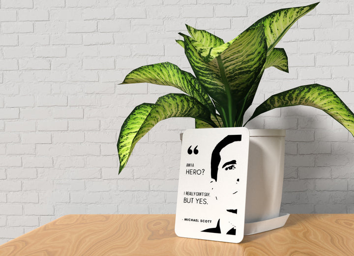 AMIA Hero? I Really Can't Say But Yes | Funny Sign for Home or Office