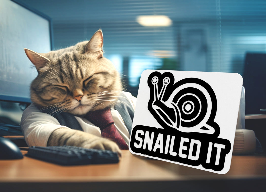 Snailed It | Funny sign For Home or Office