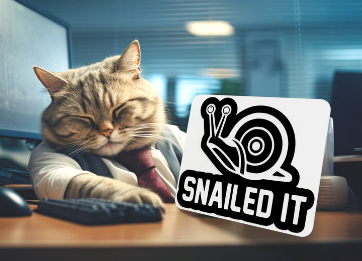 Snailed It | Funny sign For Home or Office