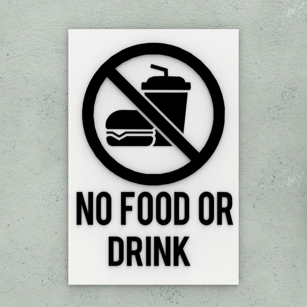 Sign | No Food or Drink