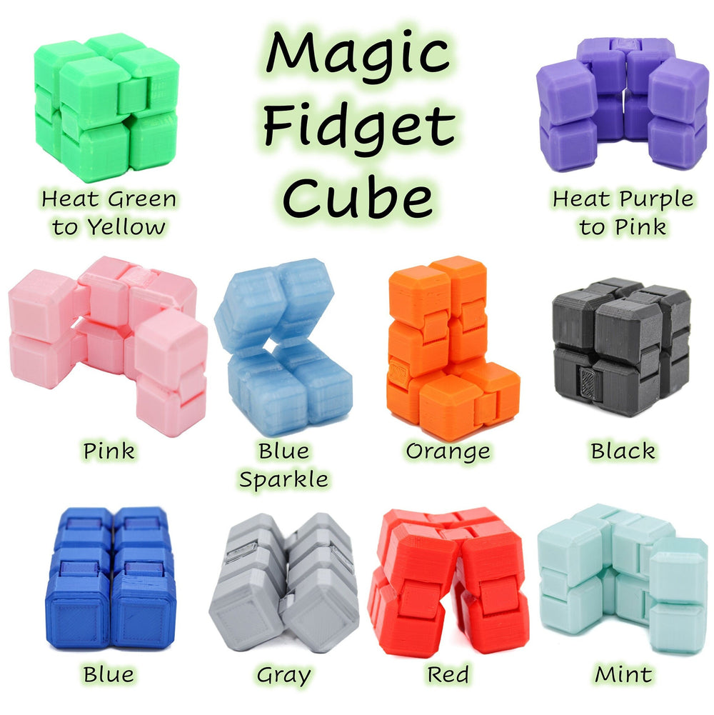 
  
  Multicolored Infinity Cubes Fidgets STIM Tools or Choose any Single Color
  
